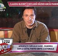 Claudiu Bleont, dupa ce a vazut ca Anca Pandrea i-a pus sange pe buze lui Iura: "Gestul este socat, tulburator, trairea ei era foarte intensa"